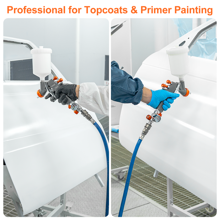 REFINE RS8808G Air Spray Paint Gun Kit, 1.4/1.8/2.0mm Nozzle Sets, for Cars, House Painting